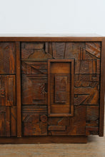Load image into Gallery viewer, 1970s Lane Pueblo Brutalist Oak 9-Drawer Lowboy Dresser