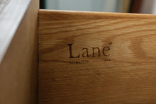 Load image into Gallery viewer, 1970s Lane Pueblo Brutalist Oak 9-Drawer Lowboy Dresser