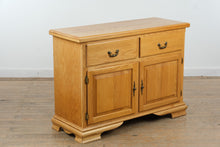 Load image into Gallery viewer, Solid Oak Buffet Cabinet Traditional Sideboard Storage