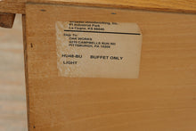 Load image into Gallery viewer, Solid Oak Buffet Cabinet Traditional Sideboard Storage
