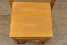 Load image into Gallery viewer, Solid Wood Nesting Tables Set of Three Minimalist Modern