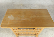 Load image into Gallery viewer, Solid Wood Wine Rack Console Table with Bottle Storage