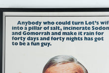 Load image into Gallery viewer, Oh God Movie Poster Framed 1977 George Burns John Denver 27x41