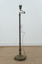 Load image into Gallery viewer, Antique Style Brass Swing Arm Floor Lamp 50 Inch Adjustable