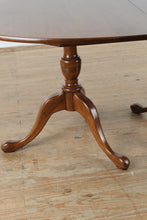 Load image into Gallery viewer, Davis Cabinet Company Cherry Dining Table with 6 Queen Anne Chairs and Leaves