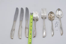 Load image into Gallery viewer, Wm A Rogers Oneida Meadowbrook Silverplate Flatware 11 Piece Set 1936