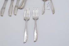 Load image into Gallery viewer, Wm A Rogers Oneida Meadowbrook Silverplate Flatware 11 Piece Set 1936
