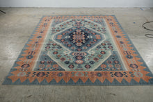 Load image into Gallery viewer, Opalhouse Persian Blush Teal 7 x 10 Area Rug Geometric Kilim Style Target
