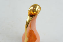 Load image into Gallery viewer, Shelton Ware California Orange Gold Ewer Pitcher Vase 8 Inch