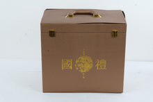 Load image into Gallery viewer, Chinese Carved Bone Landscape Diorama in Glass Display Case with Storage Box