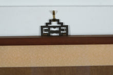 Load image into Gallery viewer, Original Hand-Painted Asian Scroll-Style Artwork on Silk Mount – Multi-Figure Buddhist Deity Scene – 47" x 28" Framed