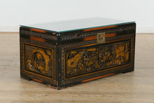Load image into Gallery viewer, Oriental Carved Cedar Lined Hope Chest