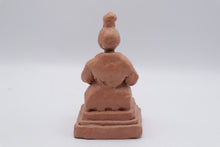Load image into Gallery viewer, Folk Art Terracotta Seated Woman Figurine Handmade Pottery Sculpture 65 Inch