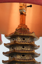 Load image into Gallery viewer, Pair of Cyan Design Pagoda Table Lamps