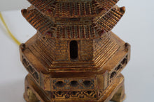 Load image into Gallery viewer, Pair of Cyan Design Pagoda Table Lamps