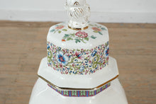 Load image into Gallery viewer, Large Chinese Export Style Porcelain Ginger Jar With Foo Dog Lid 28 Inch