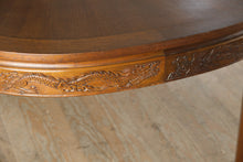 Load image into Gallery viewer, Oriental Dragon & Phoenix Dining Set – 8 Chairs, Carved Skirt, Sunburst Top – Rare & Remarkable