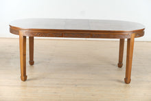 Load image into Gallery viewer, Oriental Dragon & Phoenix Dining Set – 8 Chairs, Carved Skirt, Sunburst Top – Rare & Remarkable