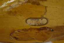 Load image into Gallery viewer, Vintage Italian Orvieto Wine Bottle – Fish Shaped Amber Glass with Label