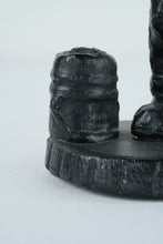 Load image into Gallery viewer, Oscar The Coal Miner Figurine - Carved From Coal