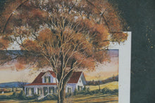 Load image into Gallery viewer, D. Morgan “Yours and Mine” Limited Edition Framed Print – Country Cottage Landscape – 33.5" x 24"
