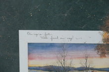 Load image into Gallery viewer, D. Morgan “Yours and Mine” Limited Edition Framed Print – Country Cottage Landscape – 33.5" x 24"