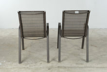 Load image into Gallery viewer, Pair of Outdoor Sling Patio Dining Chairs with Aluminum Frames