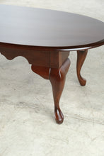 Load image into Gallery viewer, Traditional Cherry Queen Anne Oval Coffee Table