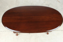 Load image into Gallery viewer, Traditional Cherry Queen Anne Oval Coffee Table