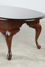 Load image into Gallery viewer, Traditional Cherry Queen Anne Oval Coffee Table