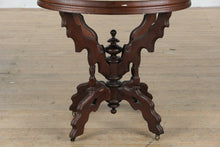 Load image into Gallery viewer, Victorian Eastlake Marble-Top Parlor Table
