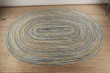 Load image into Gallery viewer, Large Oval Jute Rug - 12' 10" x 9' 5"