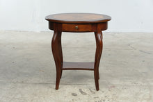 Load image into Gallery viewer, Butler Specialty Jeanette Plantation Cherry Oval Accent Table with Sunburst Inlay