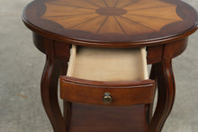 Load image into Gallery viewer, Butler Specialty Jeanette Plantation Cherry Oval Accent Table with Sunburst Inlay