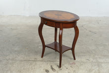 Load image into Gallery viewer, Butler Specialty Jeanette Plantation Cherry Oval Accent Table with Sunburst Inlay
