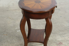 Load image into Gallery viewer, Butler Specialty Jeanette Plantation Cherry Oval Accent Table with Sunburst Inlay