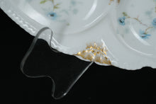 Load image into Gallery viewer, Antique Theodore Haviland Limoges France Oyster Plate – Blue Floral & Gilt Trim