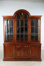 Load image into Gallery viewer, Pennsylvania House Solid Cherry Lighted Breakfront China Cabinet