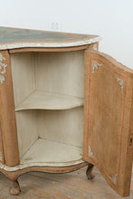 Load image into Gallery viewer, Italian Hand-Painted Rococo Style Sideboard with Curved Front & Floral Panels