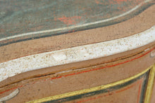 Load image into Gallery viewer, Italian Hand-Painted Rococo Style Sideboard with Curved Front & Floral Panels