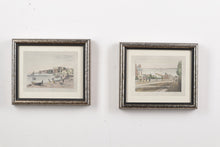 Load image into Gallery viewer, Pair of English Port Side Town Prints - Ethan Allen