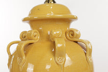 Load image into Gallery viewer, Pair of Golden Yellow Wildwood Lamps