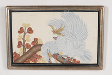 Load image into Gallery viewer, Pair of Silk Parrots on a Branch