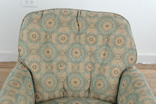 Load image into Gallery viewer, Pair of Custom Upholstered Swivel Rocker Lounge Chairs by Spicer's Upholstery
