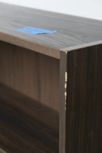 Load image into Gallery viewer, Pair of IKEA BILLY Dark Brown Low Bookcases with Adjustable Shelves