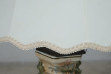 Load image into Gallery viewer, Vintage Pair Asian Ceramic Table Lamps Birds Lotus Flowers 33 Inch
