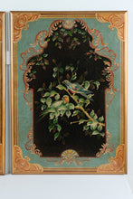 Load image into Gallery viewer, Mid Century Florentine Style Bird Wall Panels Gilt Frame Pair 30x42