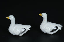 Load image into Gallery viewer, Pair of Vintage Hand-Painted Porcelain Goose Figurines