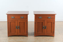 Load image into Gallery viewer, Pair of Canal Dover Hill House Amish Cherry Nightstands