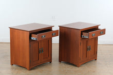 Load image into Gallery viewer, Pair of Canal Dover Hill House Amish Cherry Nightstands